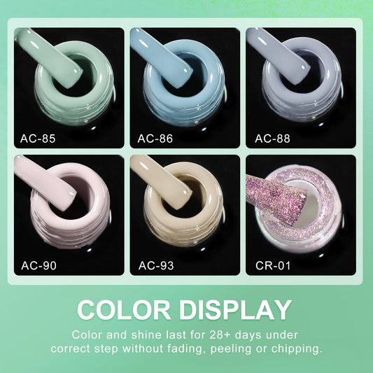 Beautilux Gél Lakk Szett 6x10ml