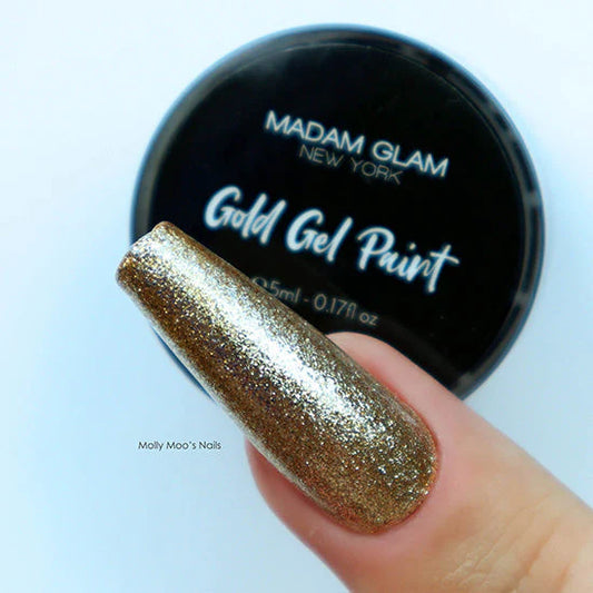 Madam Glam Gold Gel-Nagellack 5 g