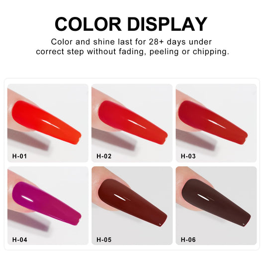 Beautilux Gél Lakk Szett 6x7ml