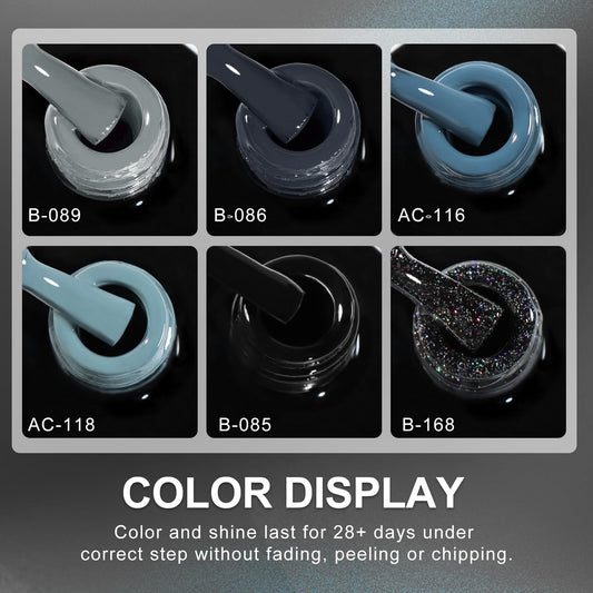 Beautilux Gél Lakk Szett 6x10ml