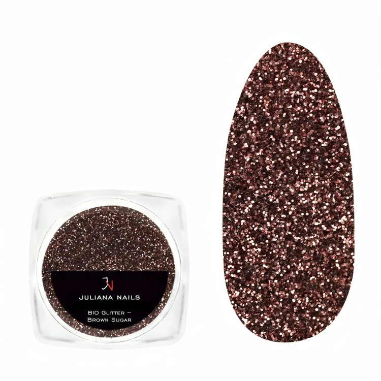Juliana Nails BIO Glitter – Brown Sugar