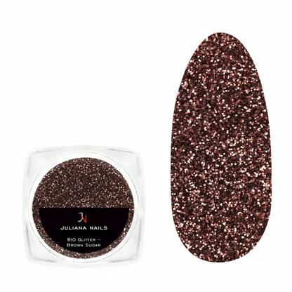 Juliana Nails BIO Glitter – Brown Sugar