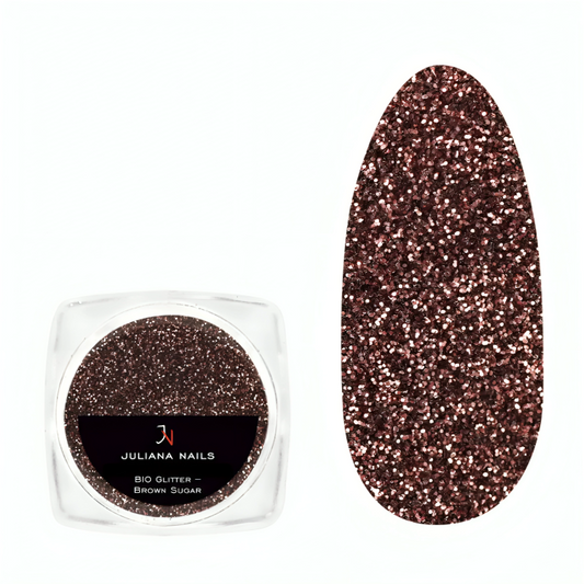 Juliana Nails BIO Glitter – Brown Sugar