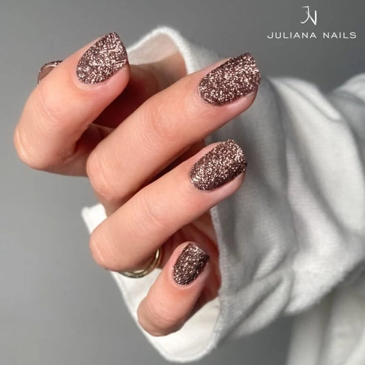 Juliana Nails BIO Glitter – Brown Sugar