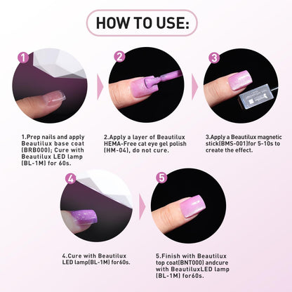 Beautilux Gél Lakk Szett 6x7ml