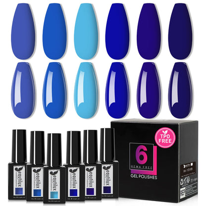 Beautilux Gél Lakk Szett 6x7ml