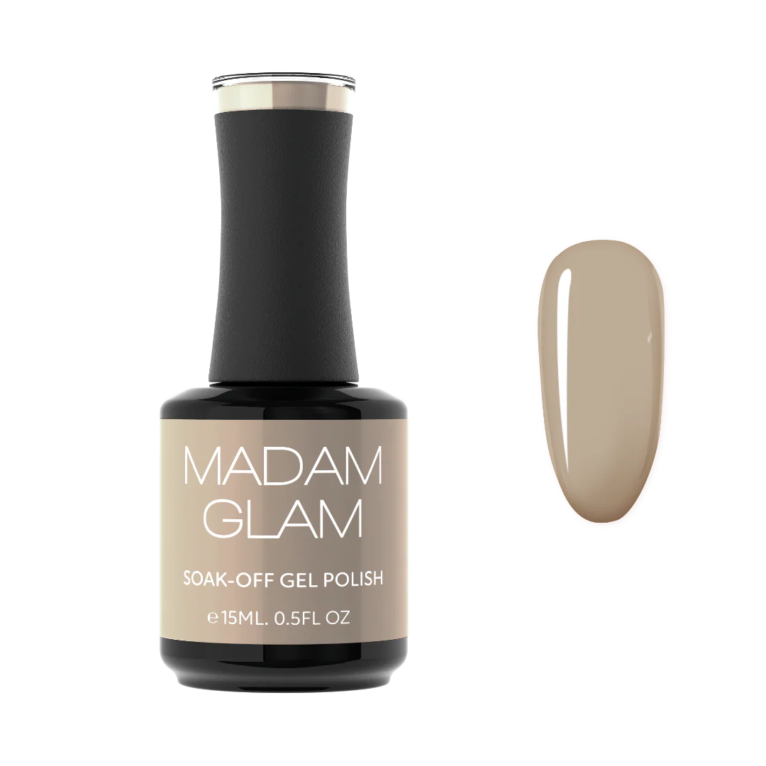 Madam Glam Gél Lakk-  Amber Snow 15ml