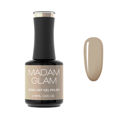 Madam Glam Gél Lakk-  Amber Snow 15ml