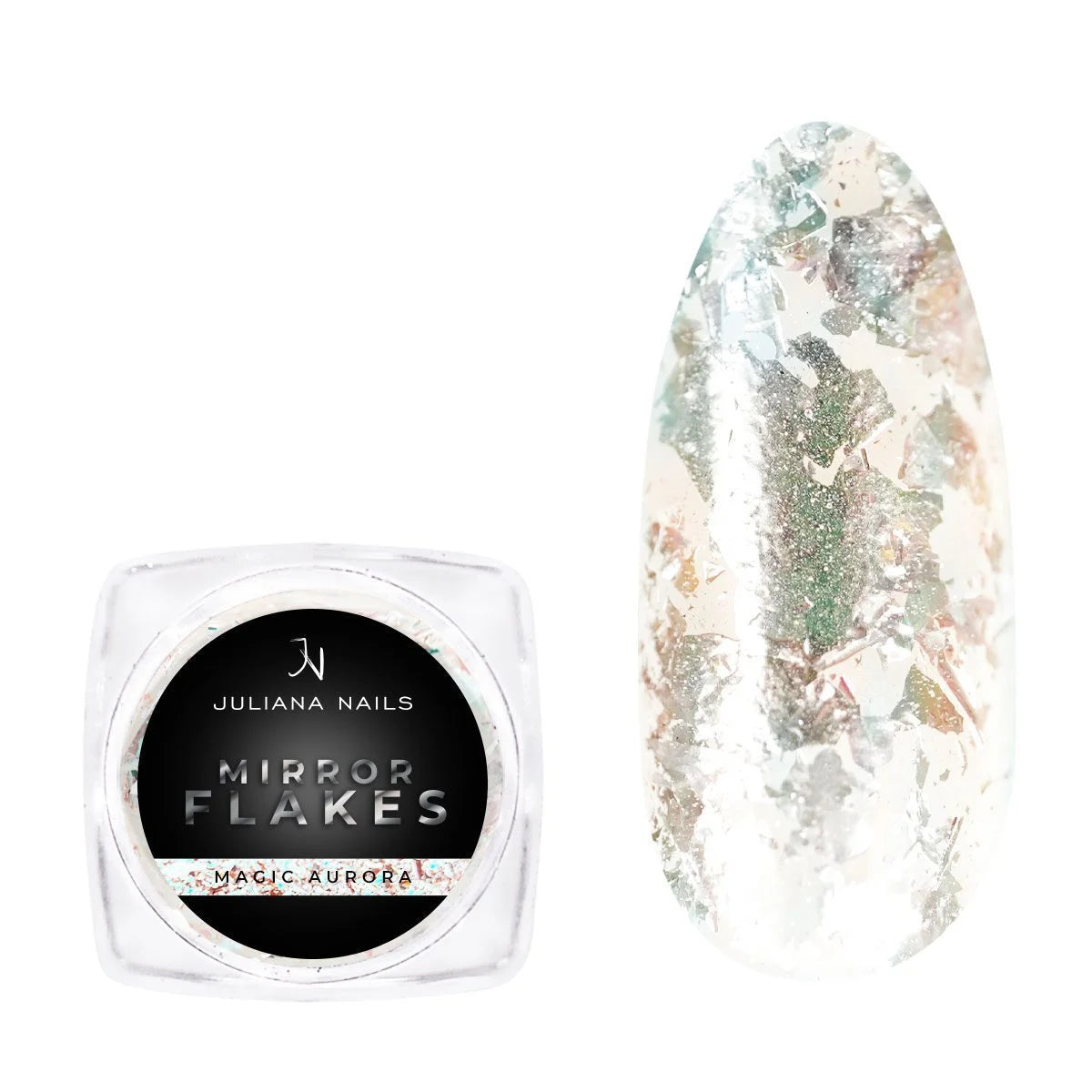 Juliana Nails Mirror Flakes – Magic Aurora