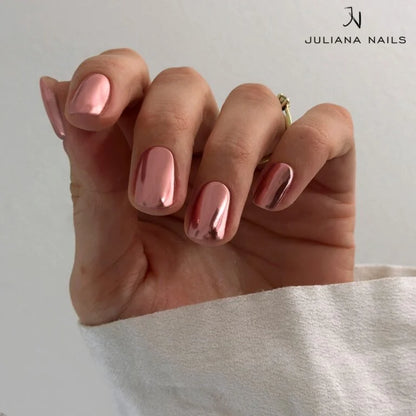 Juliana Nails Mirror Pigment – Be Rosegold