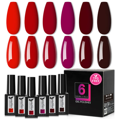 Beautilux Gél Lakk Szett 6x7ml