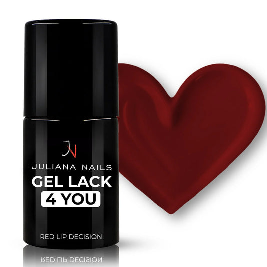Juliana Nails Gel Lack 4 YOU – Red Lip Decision 6ml