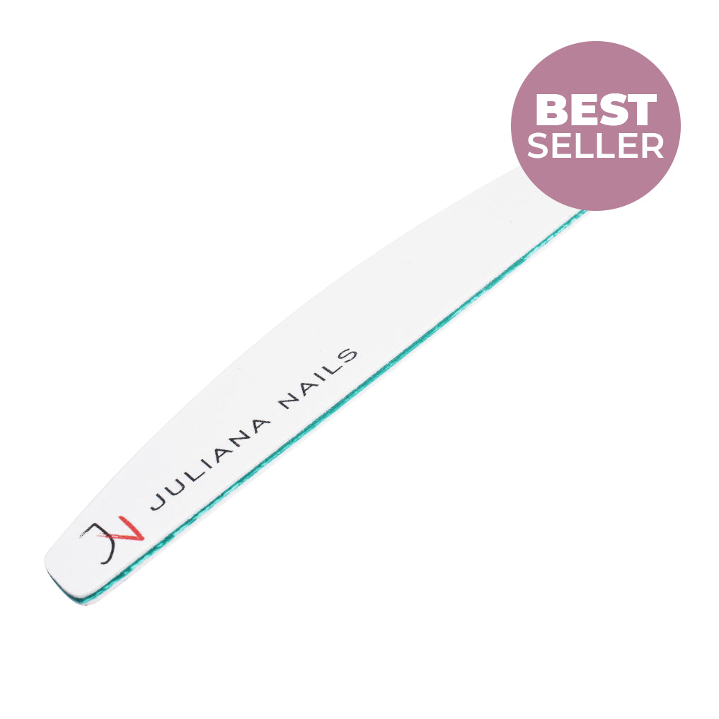 Juliana Nails Professzionális fehér félhold reszelő 100/180