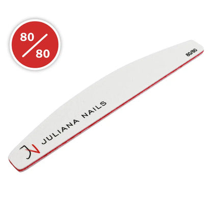 Juliana Nails Professzionális fehér félhold reszelő 80/80