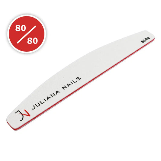 Juliana Nails Professzionális fehér félhold reszelő 80/80