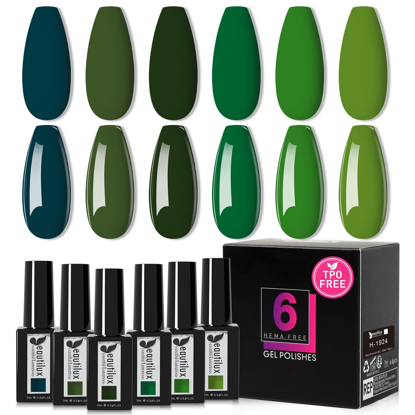 Beautilux Gél Lakk Szett 6x7ml